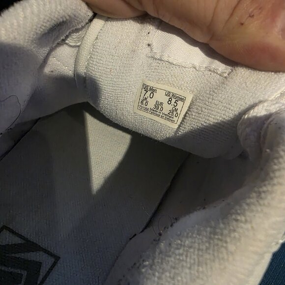 Womens Size 8.5-Vans Knu School Stack Skate Platform White Shoes Sneakers 721356 - Picture 8 of 8